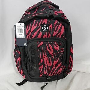 NWT Volcom Weestone Backpack 20L Pink/Black